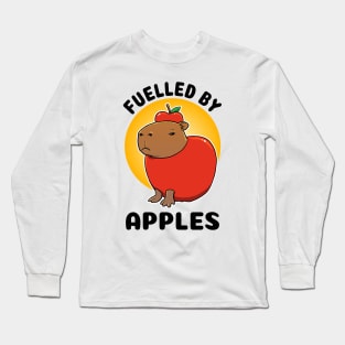 Fuelled by apples Capybara Long Sleeve T-Shirt